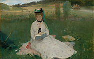 The Monet Family in Their Garden at Argenteuil, Edouard Manet (French, Paris 1832–1883 Paris), Oil on canvas